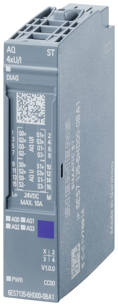 SIEMENS - SIE6AG21356HD004BA1 SIPLUS ET 200SP AQ 4XU/I ST TX RAIL