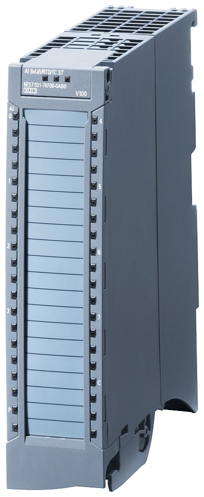 SIEMENS - SIE6ES75317KF000AB0 SIMATIC S7-1500 AI 8 x U/I/RTD/TC ST 35 mm incl. elemento di alimentazione, staffa per schermo e morsetto per schermo