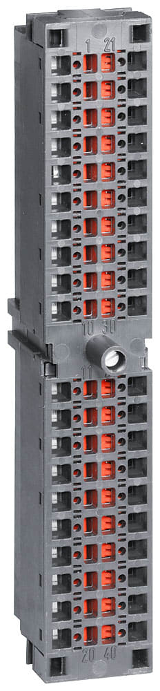 SIEMENS - SIE6ES73921BM010AA0 FRONT CONNECTOR, 40PIN, SPRING CONT