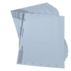 SIEMENS - SIE6ES75922AX000AA0 LABELING SHEETS S7-1500, AL GREY