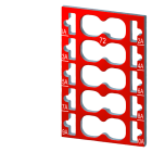 SIEMENS - SIE6ES71936CP722AA0 10 COLOR IDENTIFICATION LABELS CC72