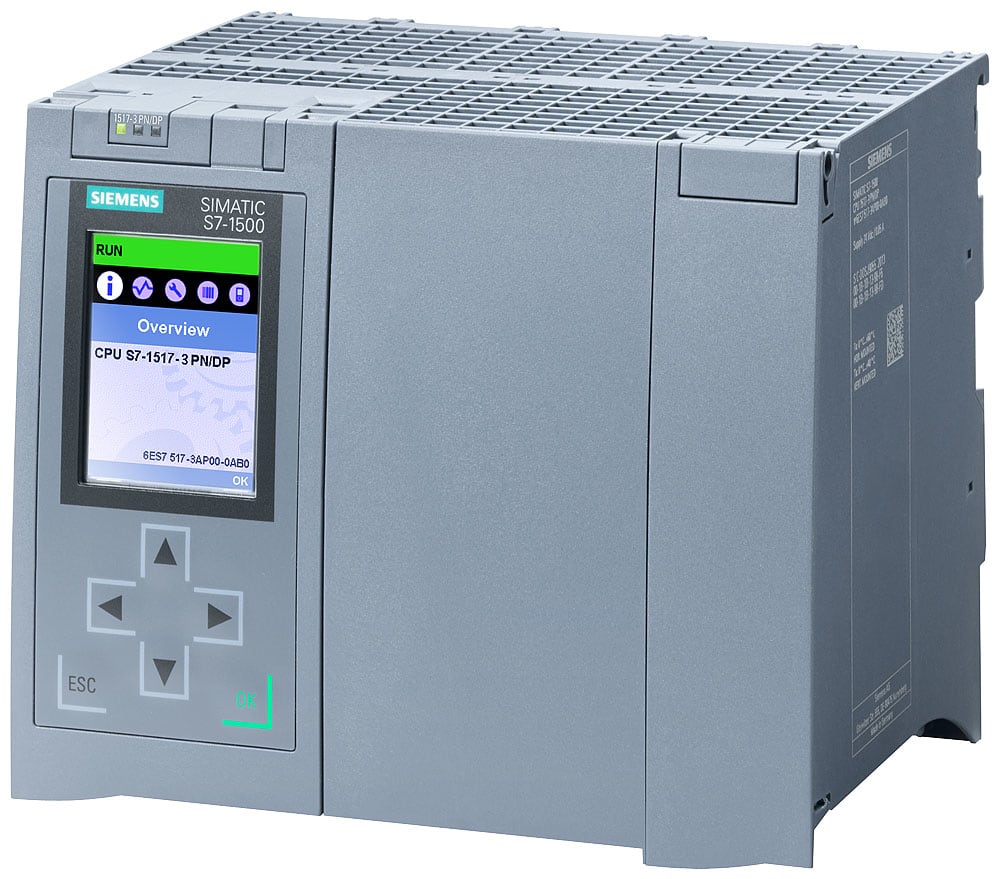 SIEMENS - SIE6ES75173AP000AB0 CPU 1517-3 PN/DP, 2MB PROG/8MB DATA