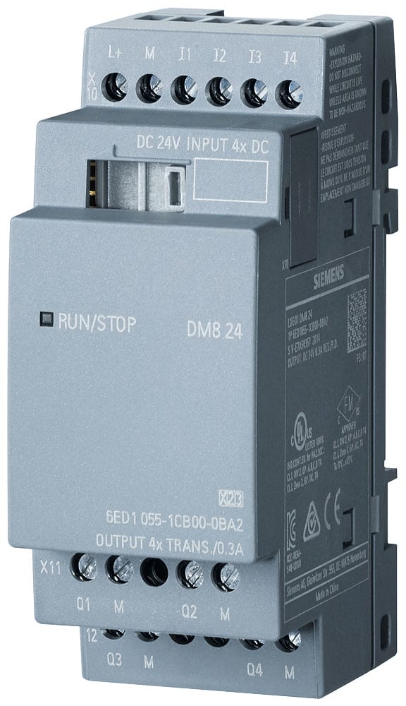 SIEMENS - SIE6ED10551CB000BA2 LOGO! DM8 24 EXPANSION MODULE,