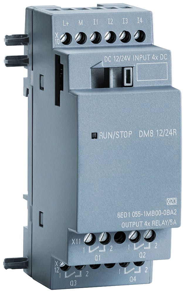 SIEMENS - SIE6AG10551MB007BA2 SIPLUS LOGO! DM8 12/24R per LOGO! 8, -40 ... +70 °C con Conformal Coating based on 6ED1055-1MB00-0BA2