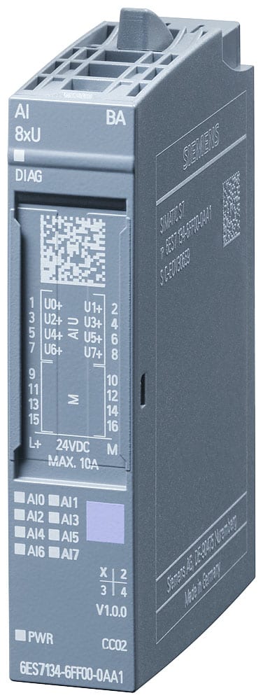 SIEMENS - SIE6ES71346FF000AA1 ET 200SP, AI 8XU BASIC