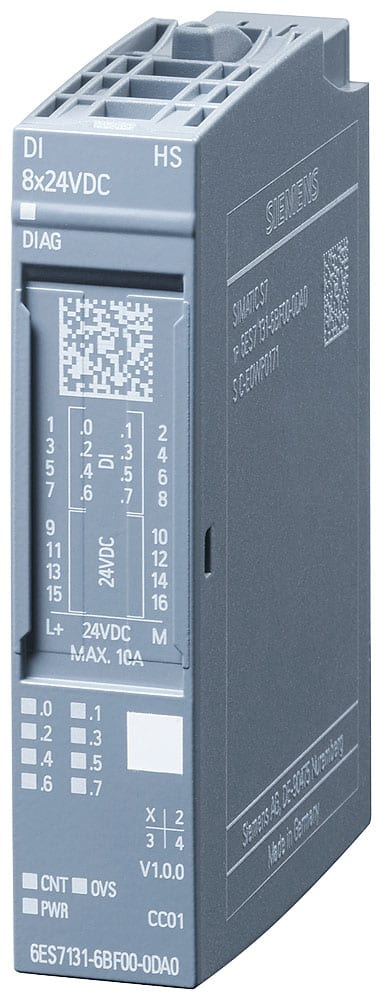 SIEMENS - SIE6ES71316BF000DA0 SIMATIC ET 200SP DI 8x24 VDC HS