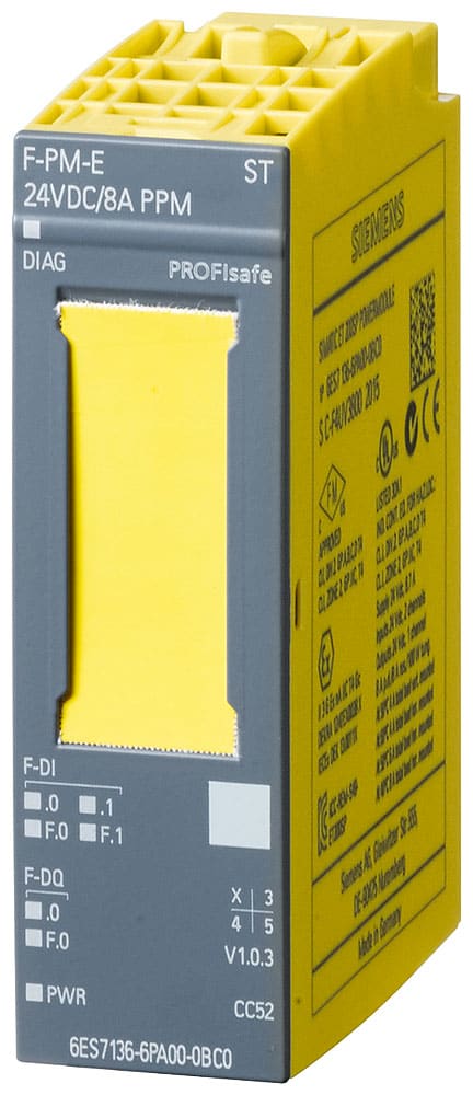 SIEMENS - SIE6ES71366PA000BC0 SIMATIC ET 200SP F-PM-E 24 VDC/8 A PPM ST