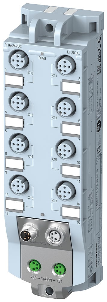 SIEMENS - SIE6ES71415AH000BA0 ET 200AL, DI 16X24VDC, 8XM12