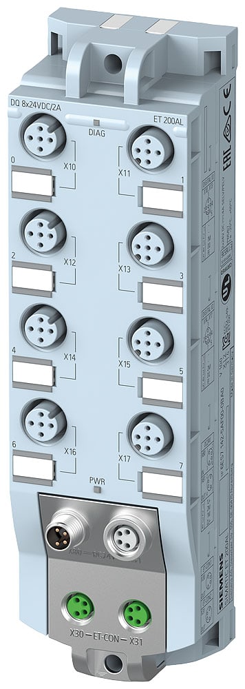 SIEMENS - SIE6ES71425AF000BA0 ET 200AL, DQ 8X24VDC/2A, 8XM12