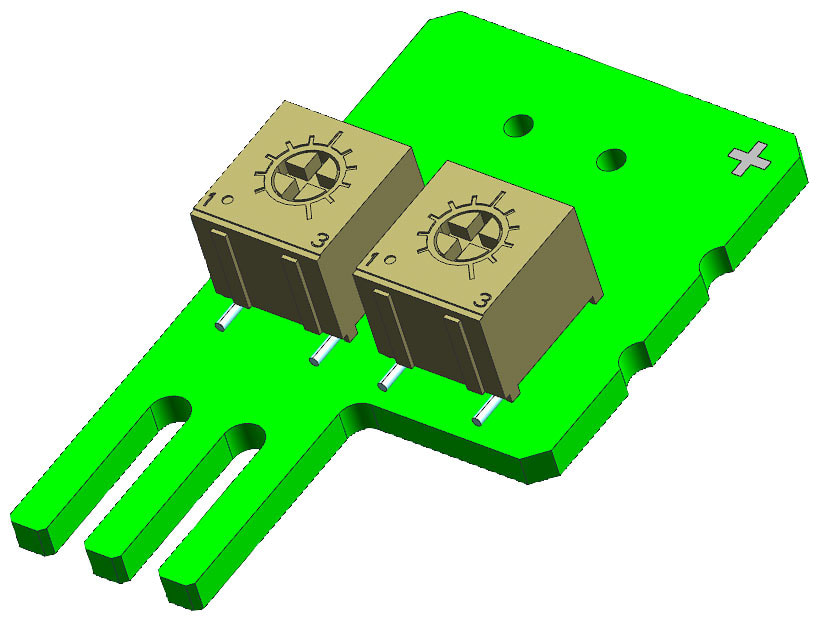 SIEMENS - SIE6ES72741XA300XA0 S7-1200 POTENTIOMETER MODULE,2 POT INPUT