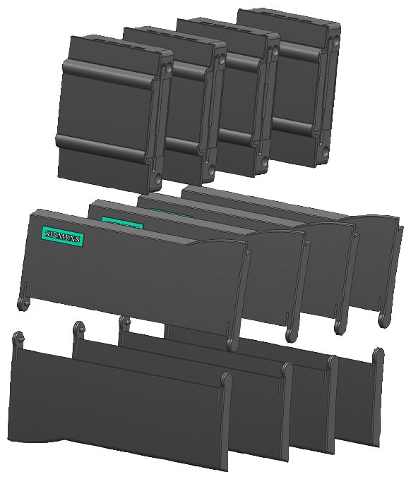 SIEMENS - SIE6ES72911AA300XA0 DOOR KIT CPU 1211/1212 (4/PACK)