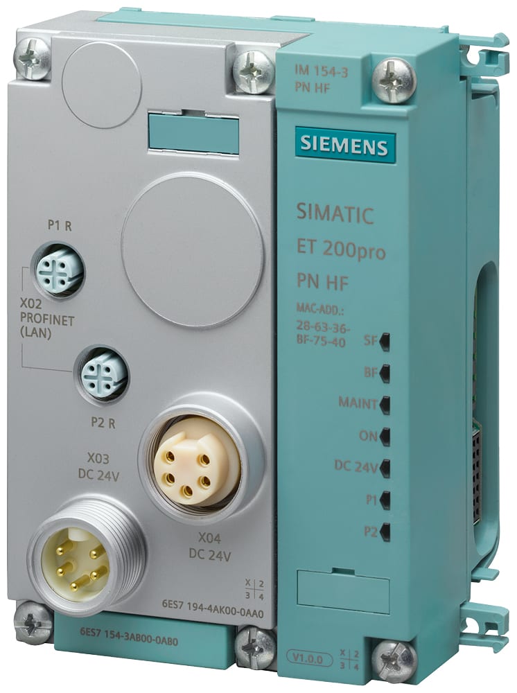 SIEMENS - SIE6ES71543AB000AB0 SIMATIC ET 200pro IM 154-3 PN HF