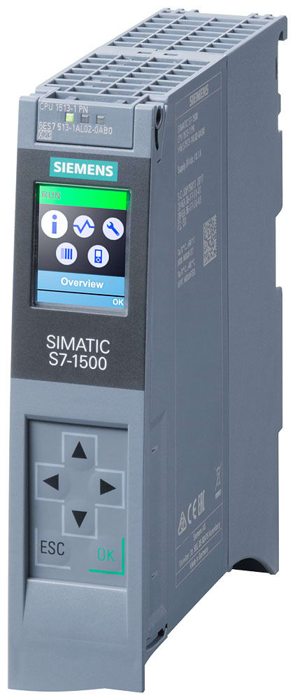 SIEMENS - SIE6ES75131AL020AB0 CPU 1513-1 PN, 300KB PROG., 1,5MB DATI