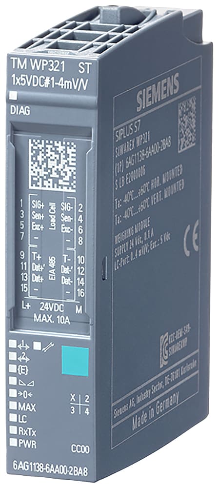 SIEMENS - SIE6AG11386AA002BA8 SIPLUS ET 200SP TM SIWAREX WP321 HF