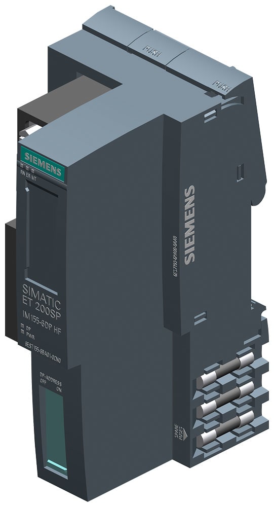 SIEMENS - SIE6ES71556BA010CN0 SIMATIC ET 200SP IM 155-6 DP HF con modulo server e connettore PROFIBUS
