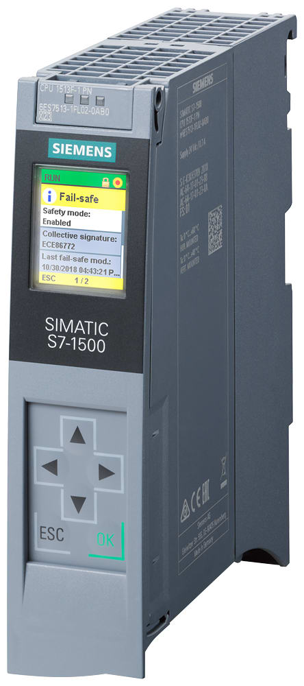 SIEMENS - SIE6ES75131FM030AB0 CPU 1513F-1 PN, 900KB PROG., 2,5MB DATA