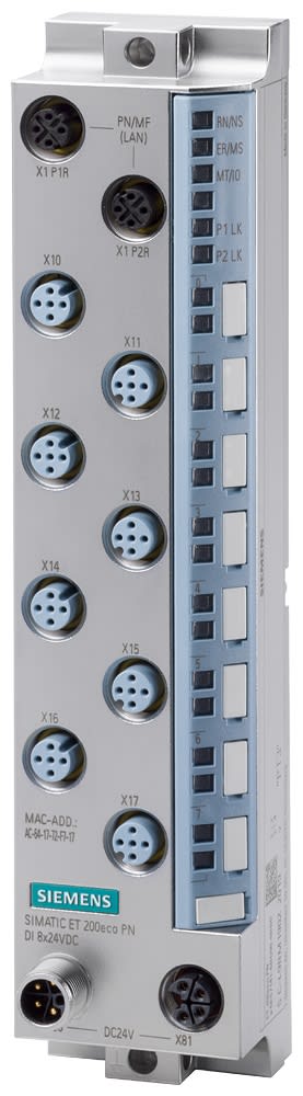 SIEMENS - SIE6ES71426BG000BB0 ET 200ECO PN, DQ 8X24VDC/0,5A, M12-L