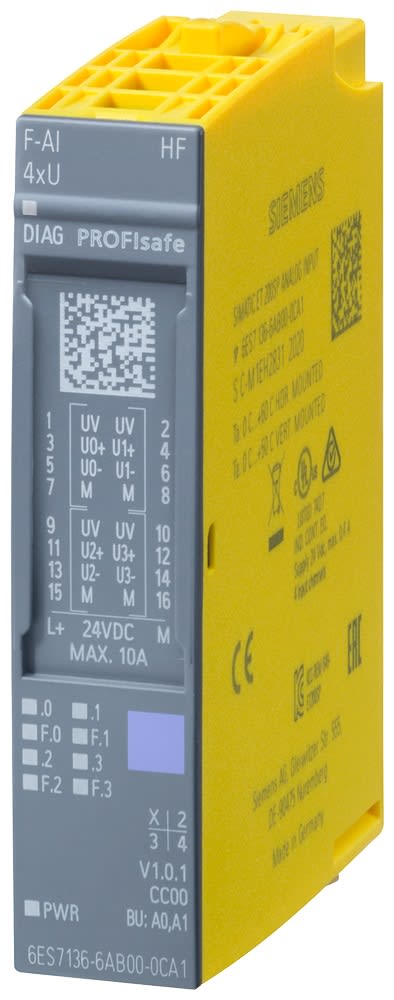 SIEMENS - SIE6ES71366AB000CA1 ET 200SP, F-AI 4XU 0..10V HF