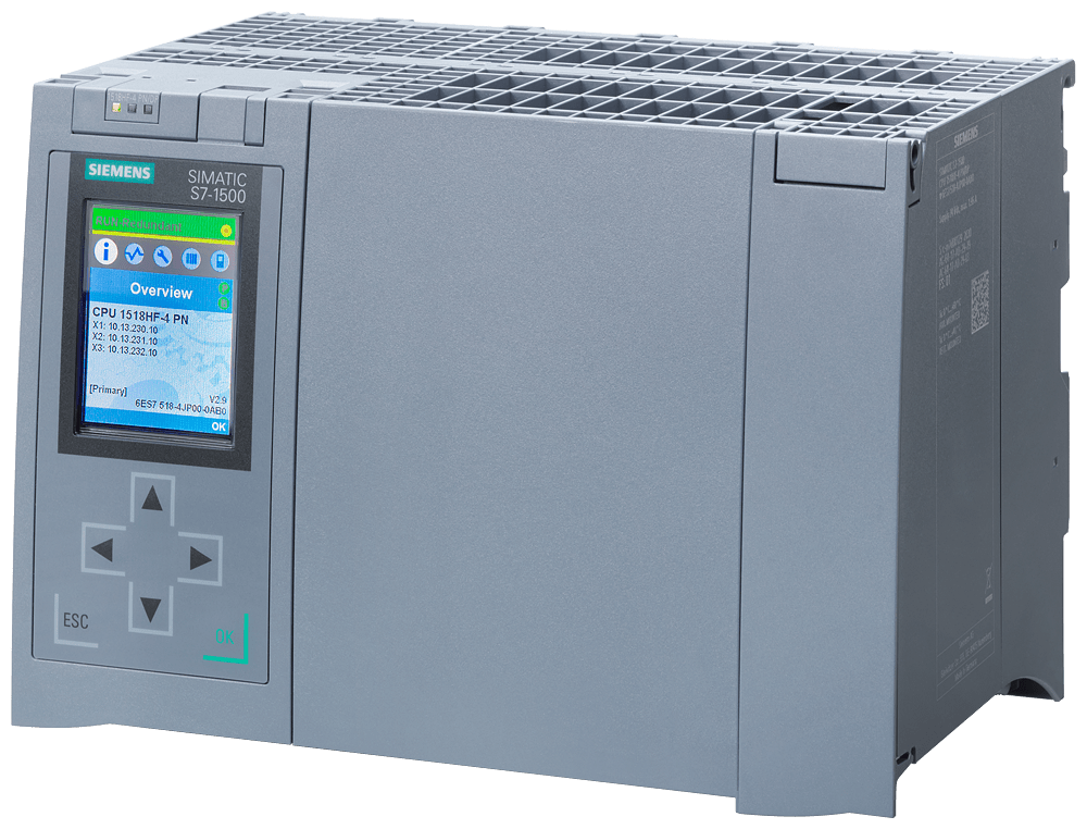 SIEMENS - SIE6ES75184JP000AB0 CPU 1518HF-4 PN, 9MB PROG./60MB DATI