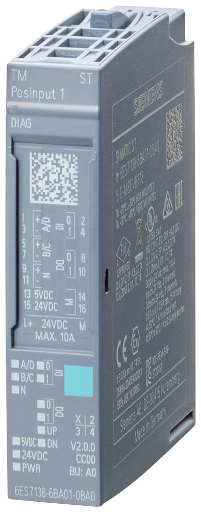 SIEMENS - SIE6AG11386BA012BA0 SIPLUS ET 200SP TM PosInput 1 1 MHz