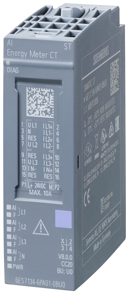 SIEMENS - SIE6ES71346PA010BU0 ET 200SP AI ENERGY METER CT ST