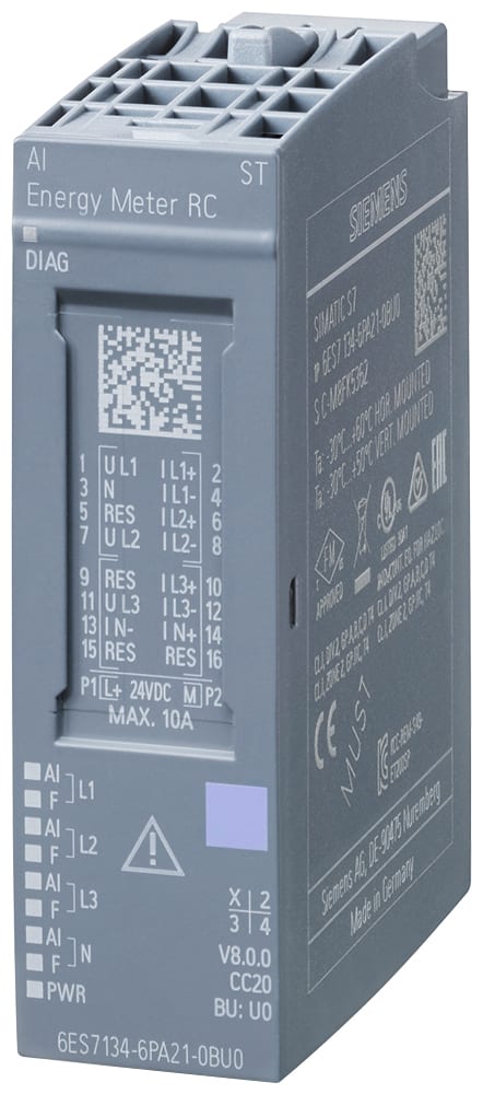 SIEMENS - SIE6ES71346PA210BU0 SIMATIC ET 200SP AI Energy Meter RC ST