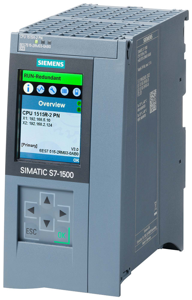SIEMENS - SIE6ES75152RN030AB0 CPU 1515R-2 PN, 1MB PROGRAM/ 4,5MB DATA