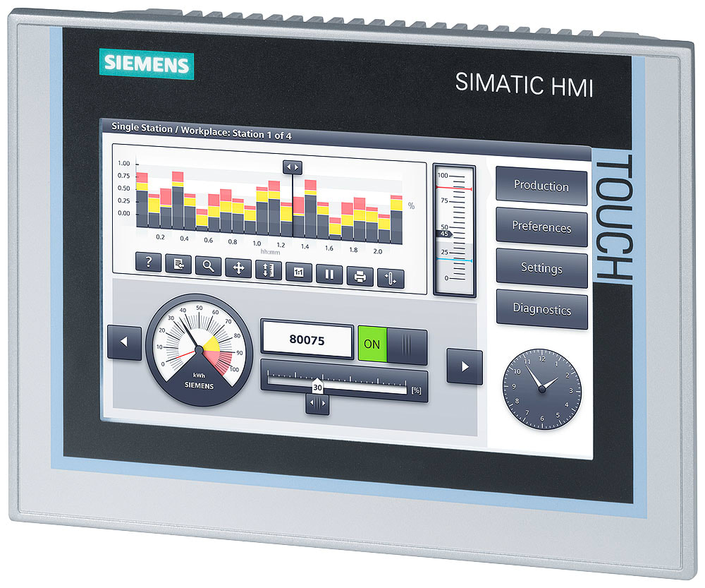 SIEMENS - SIE6AV21240GC010AX0 SIMATIC HMI TP700 Comfort