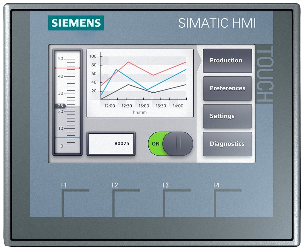 SIEMENS - SIE6AV21232DB030AX0 SIMATIC HMI KTP400 BASIC