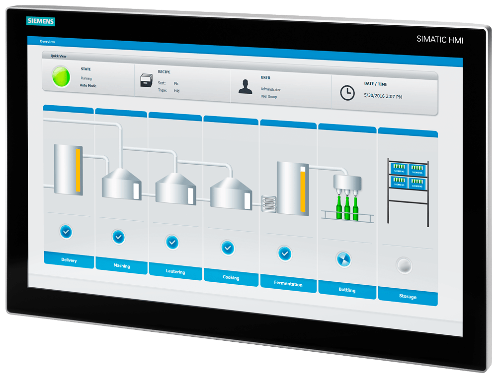 SIEMENS - SIE6AV78634MA102NA0 SIMATIC FLAT PANEL 22 MT V2 EXTENDED
