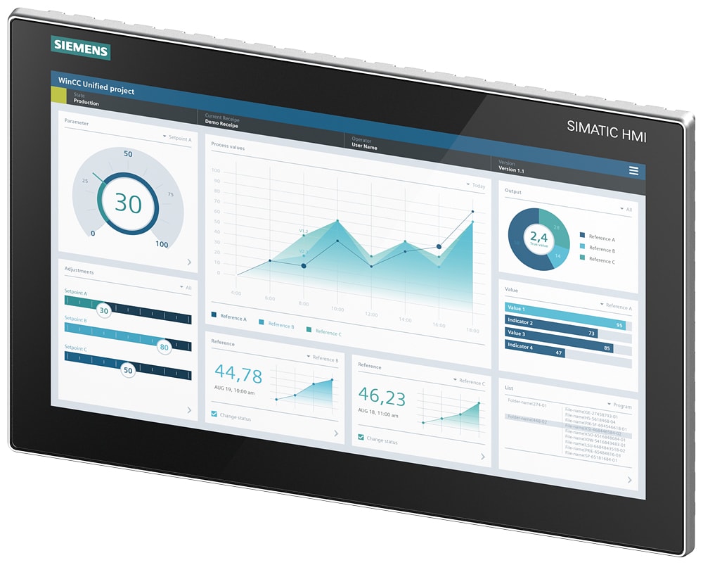 SIEMENS - SIE6AV21283QB060AX1 SIMATIC HMI MTP1500 UNIFIED COMFORT