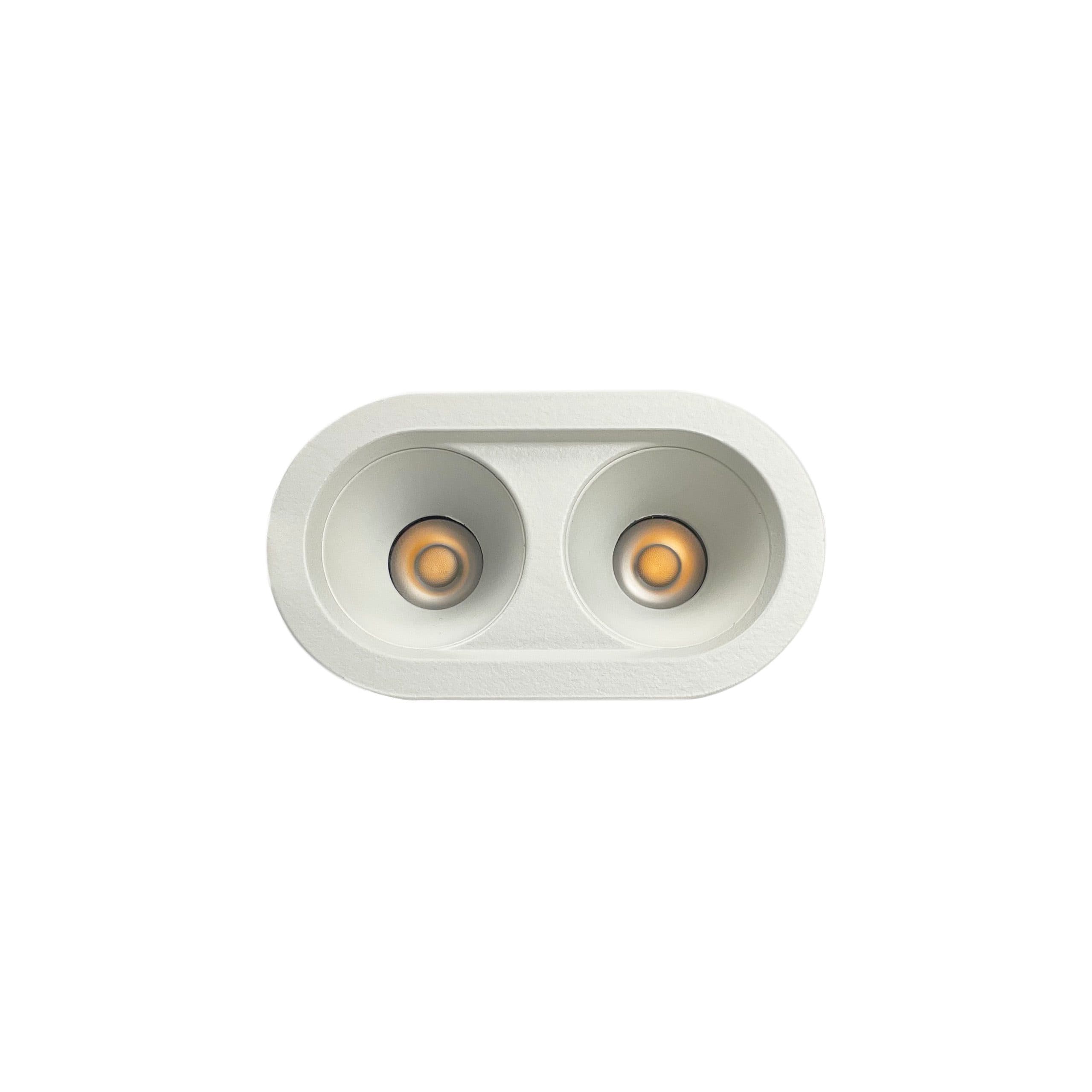 EXENIA SRL - EXE12281R424W PINREVOMINI2X ROUND BIANCO 9240 WF 4,5W
