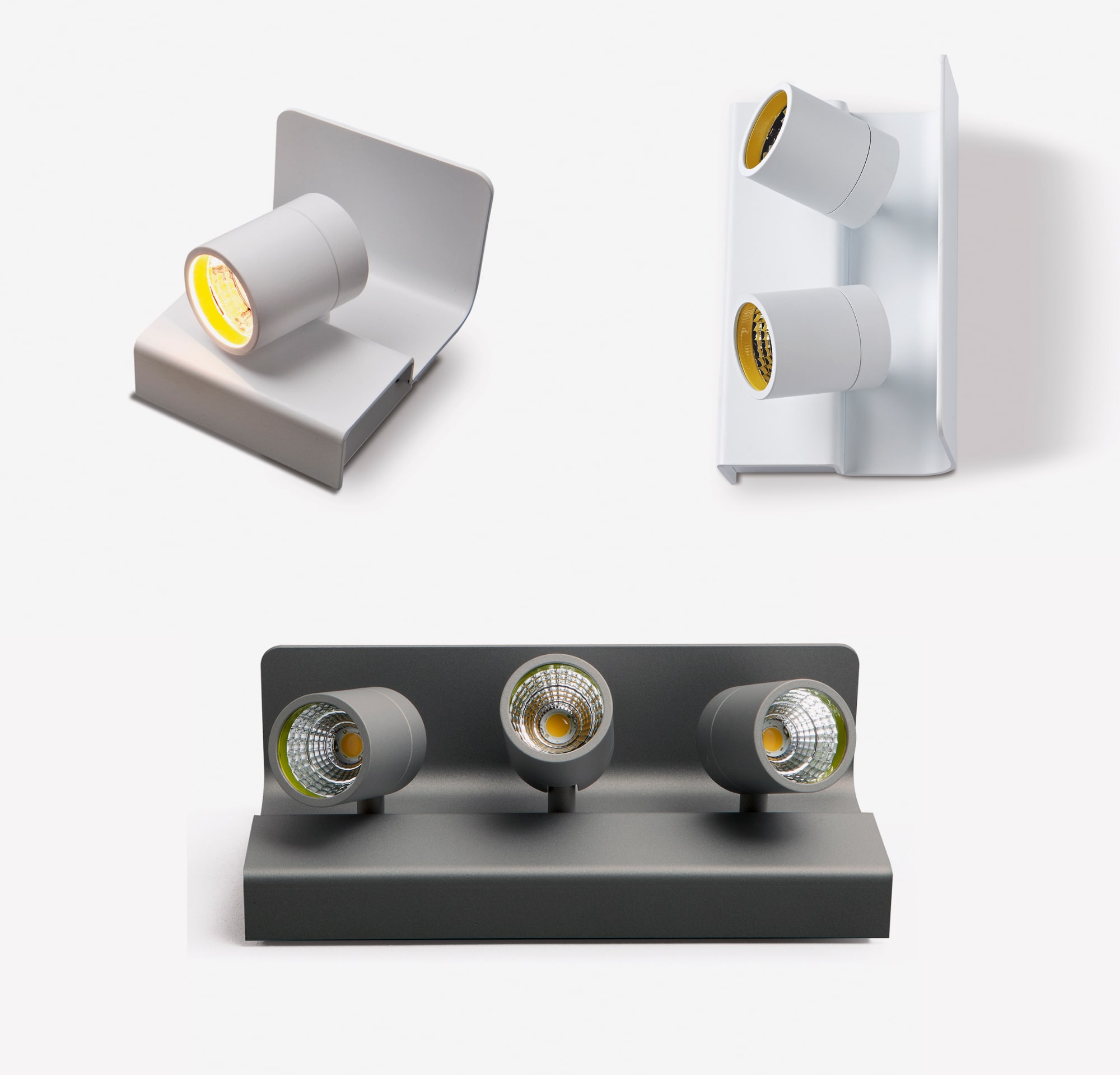 EXENIA SRL - EXE364415052/9540 PLURIEL PLUS WALL 2X13W ON-OFF NERO 9540