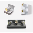 EXENIA SRL - EXE364415042/9540 PLURIEL PLUS WALL 2X13W ON-OFF BIANCO 95