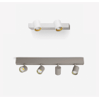 EXENIA SRL - EXE364606542/9527 PLURIEL PLUS BAR 2X13W DALI BIANCO 9527