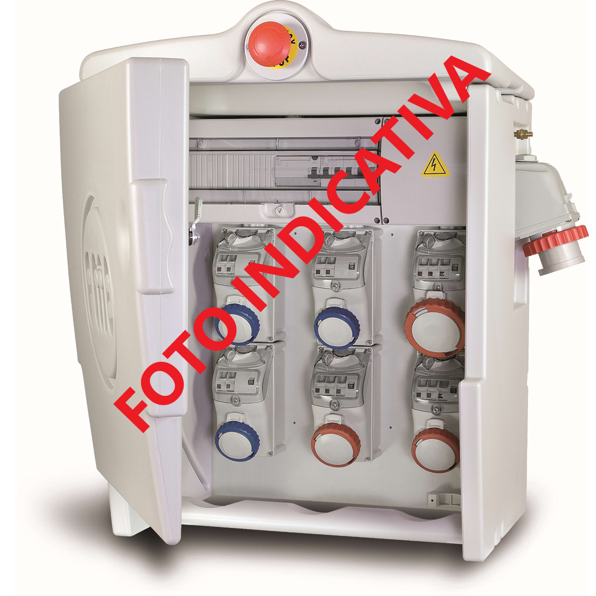 FANTON SRL - FME74791 QUADRO MIDI ASC 4PR/2PT/SP32A/EMER/18KW