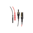 FLUKE ITALIA SRL - FLK5301188 PVLEAD1 SET PUNTALI MC4 A 4MM, NERO/ROSS