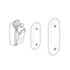 LOMBARDO - LOMPB00001B PER ASOLA 132X38 NERO