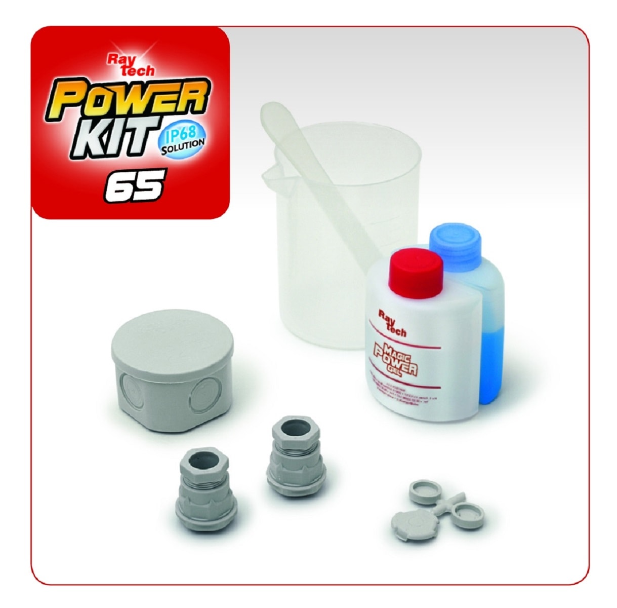 RAYTECH SRL - RYTPOWER-65 POWER KIT 65 CASSETTA IP68 GEL