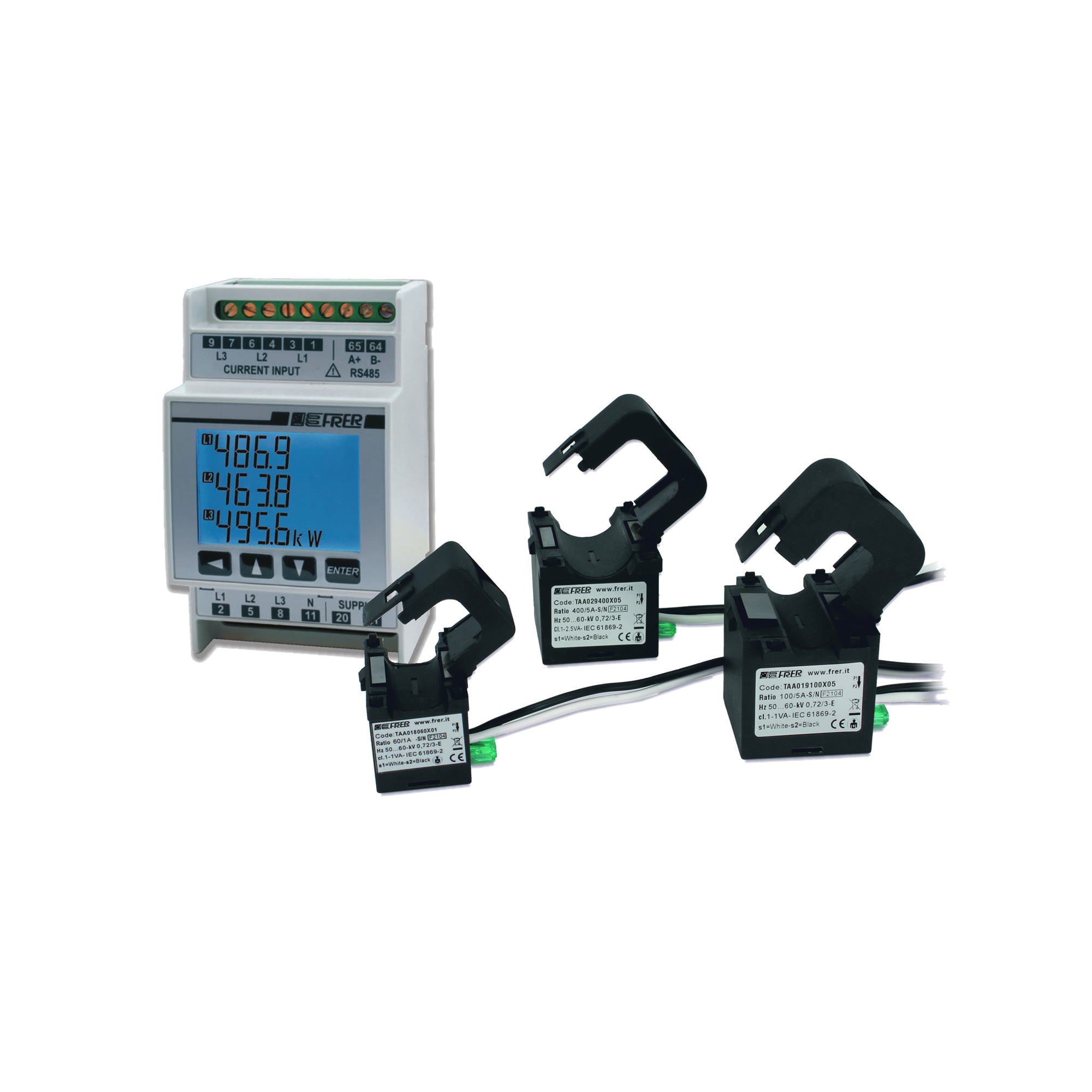 FRER SRL - FREQ52A3H100MCQL NANO5H + 3 TAA019 100A RS485 AUX20 60V