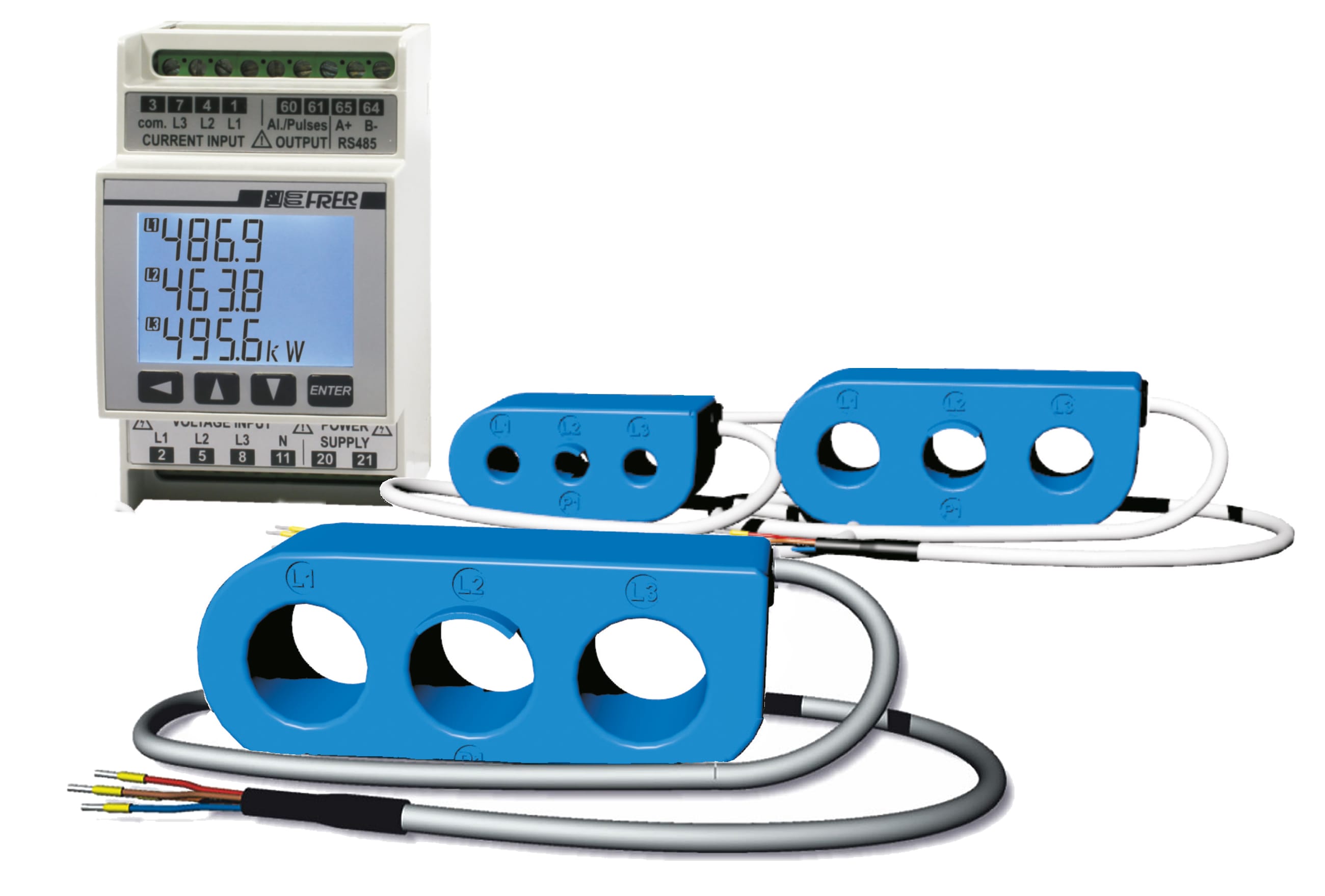 FRER SRL - FREQ52D3H160M4CH NANO160H +TA160A RS485 AUX80÷260V