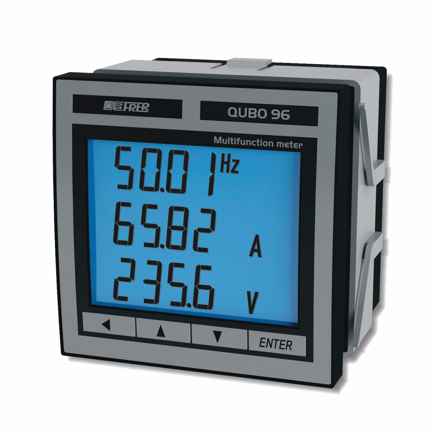 FRER SRL - FREQ96S3L005MD32U QUBOMONO96 RS485+2AL/PUL AUX230V