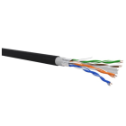 QUBIX SPA - QBX0502201NEBB0500 CAVO R6FT4YPE23 C6 F/UTP OUTD PVC-PE FCA