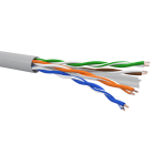QUBIX SPA - QBX0502820GRBB1000 CAVO R6UT4Y23 C6 U/UTP AWG23 PVC ECA