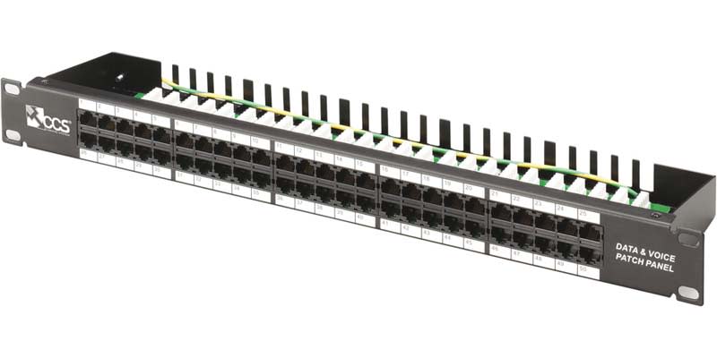 QUBIX SPA - QBX2002029 PATCH PANEL CCS TELEFONICO 50RJ45 IDC110
