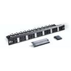 QUBIX SPA - QBX2002035 PATCHPANEL CCS EASYCRIMP C5E 24RJ45 UTP