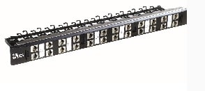 QUBIX SPA - QBX2002043 PATCHPANEL CCS EASYCRIMP C6A 24RJ45 STP