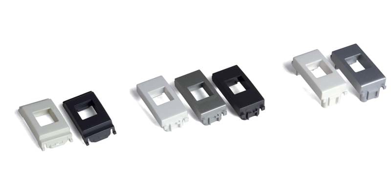 QUBIX SPA - QBX2004030 ADATTATORE CCS VIMAR IDEA ANTRACITE