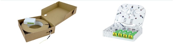 QUBIX SPA - QBX2004210 STOA 4FO G657A2 PRECABLATA CAVO L=10MT