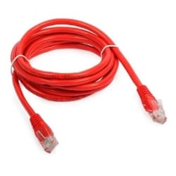 QUBIX SPA - QBX2005114 PATCH CORD CCS C6 U/UTP 5MT LSZH ROSSO